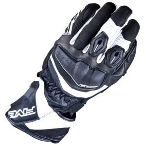 FIVE RFX4 EVO LEATHER GLOVES BLACK & WHITE